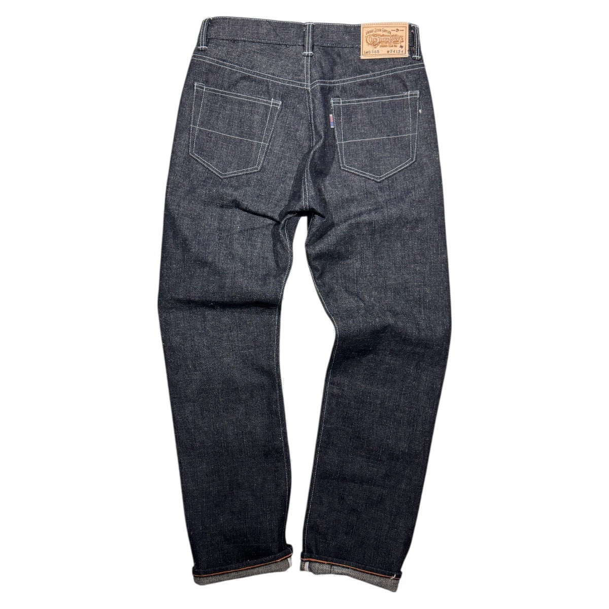 #0505 16oz Japanese INDIGO 'Secret Denim" Selvage 5 Pocket Version