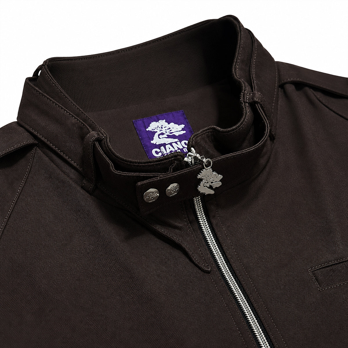 10oz Japanese Supima Cotton MO Jacket Brown [Slim Fit]