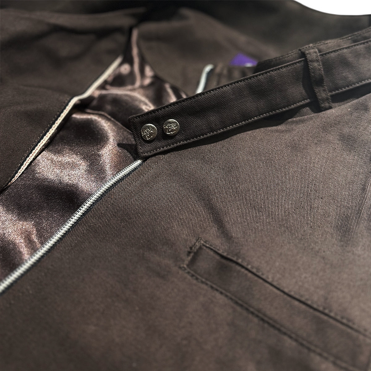 10oz Japanese Supima Cotton MO Jacket Brown [Slim Fit]