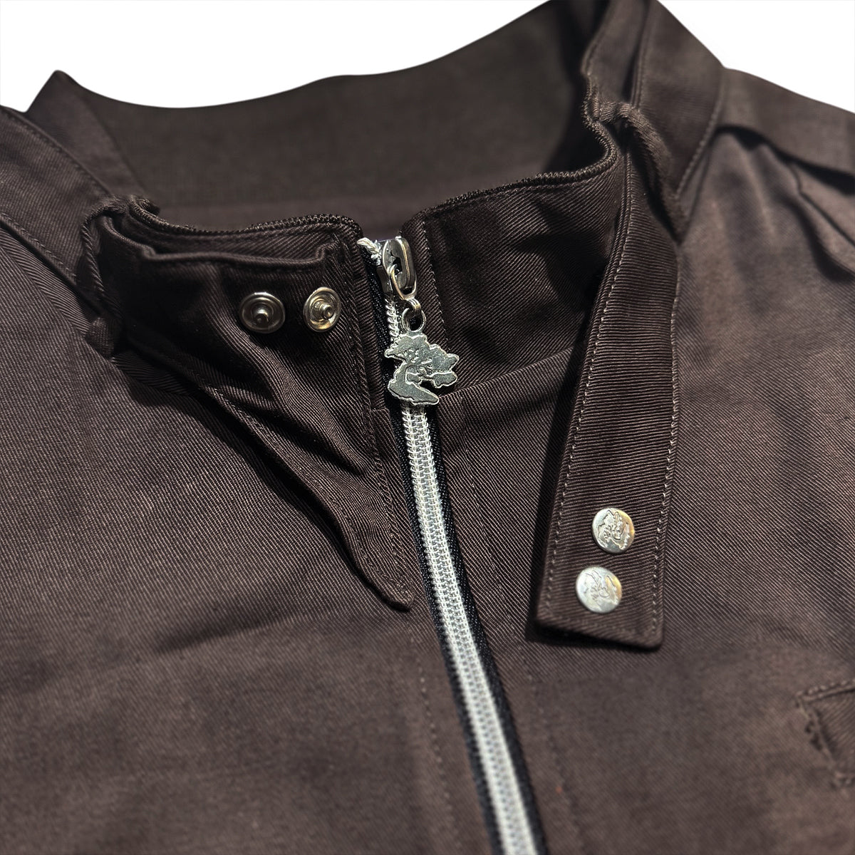 10oz Japanese Supima Cotton MO Jacket Brown [Slim Fit]