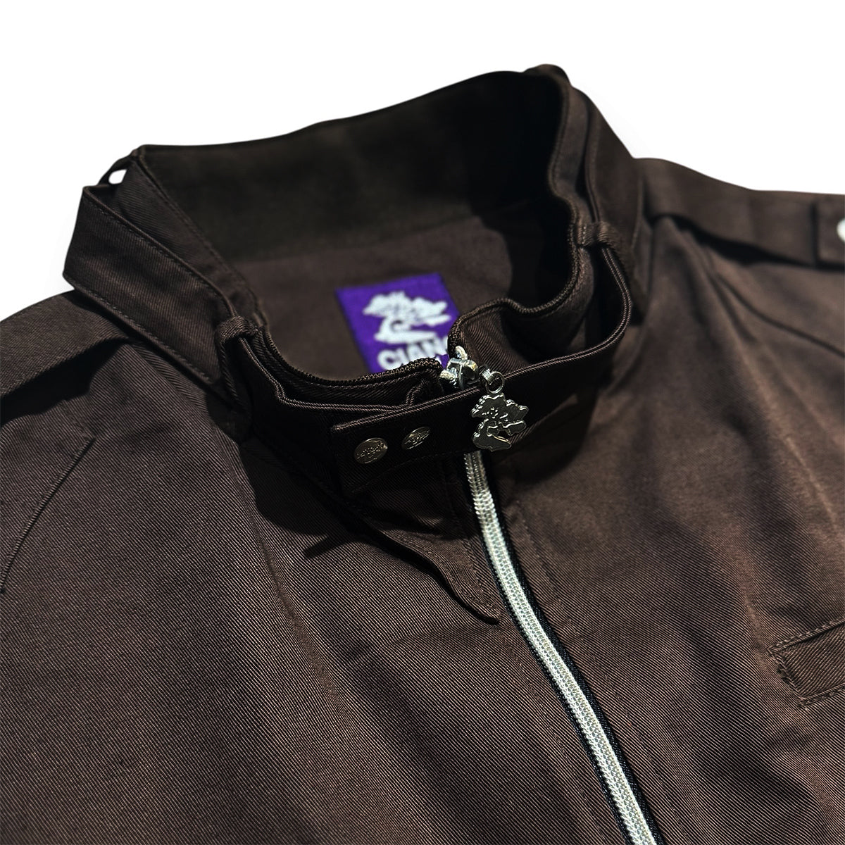 10oz Japanese Supima Cotton MO Jacket Brown [Slim Fit]