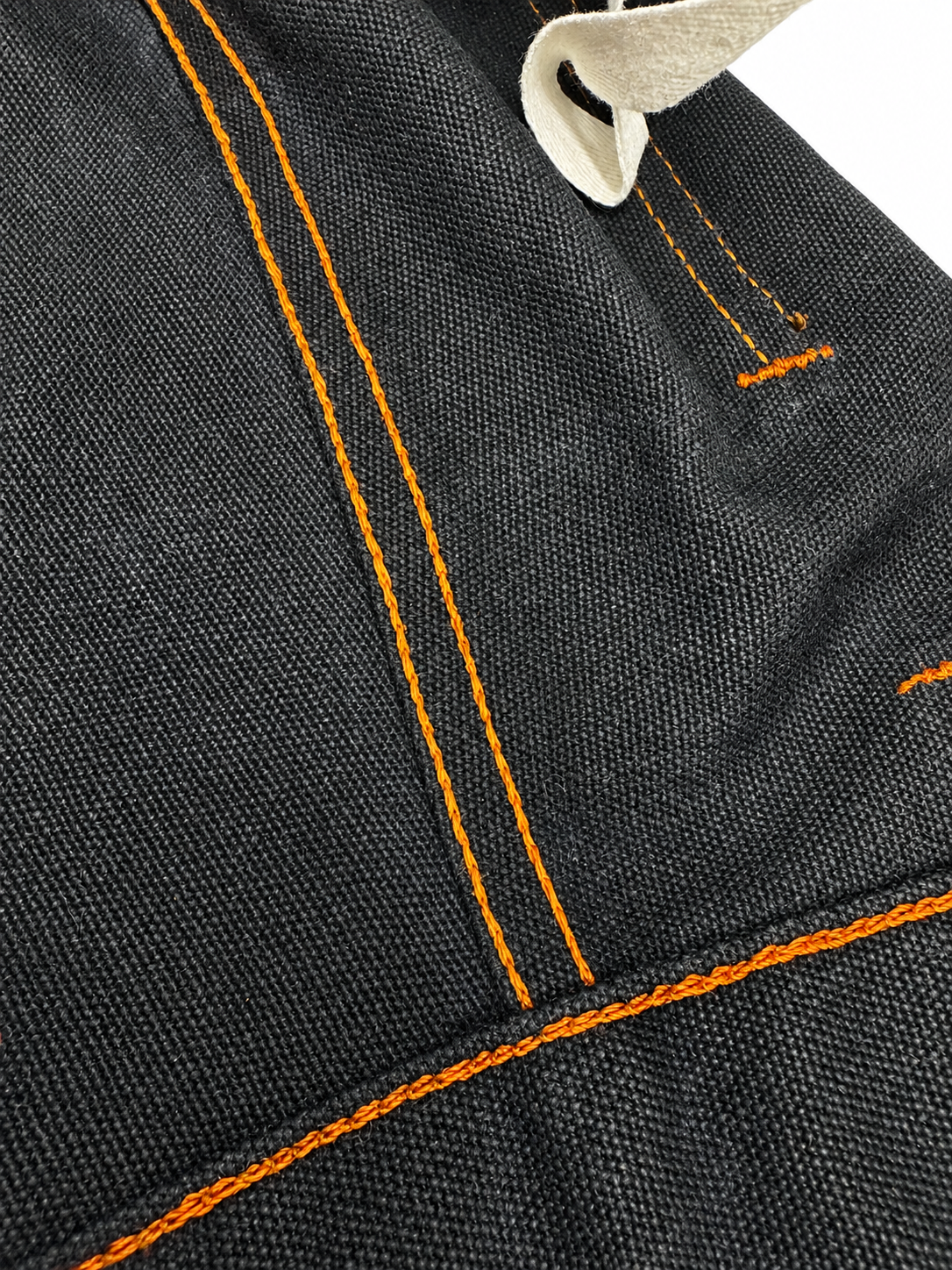 #3006 18oz WAX Duck Canvas Black Fieldhand Chino "Regular Fit" 905