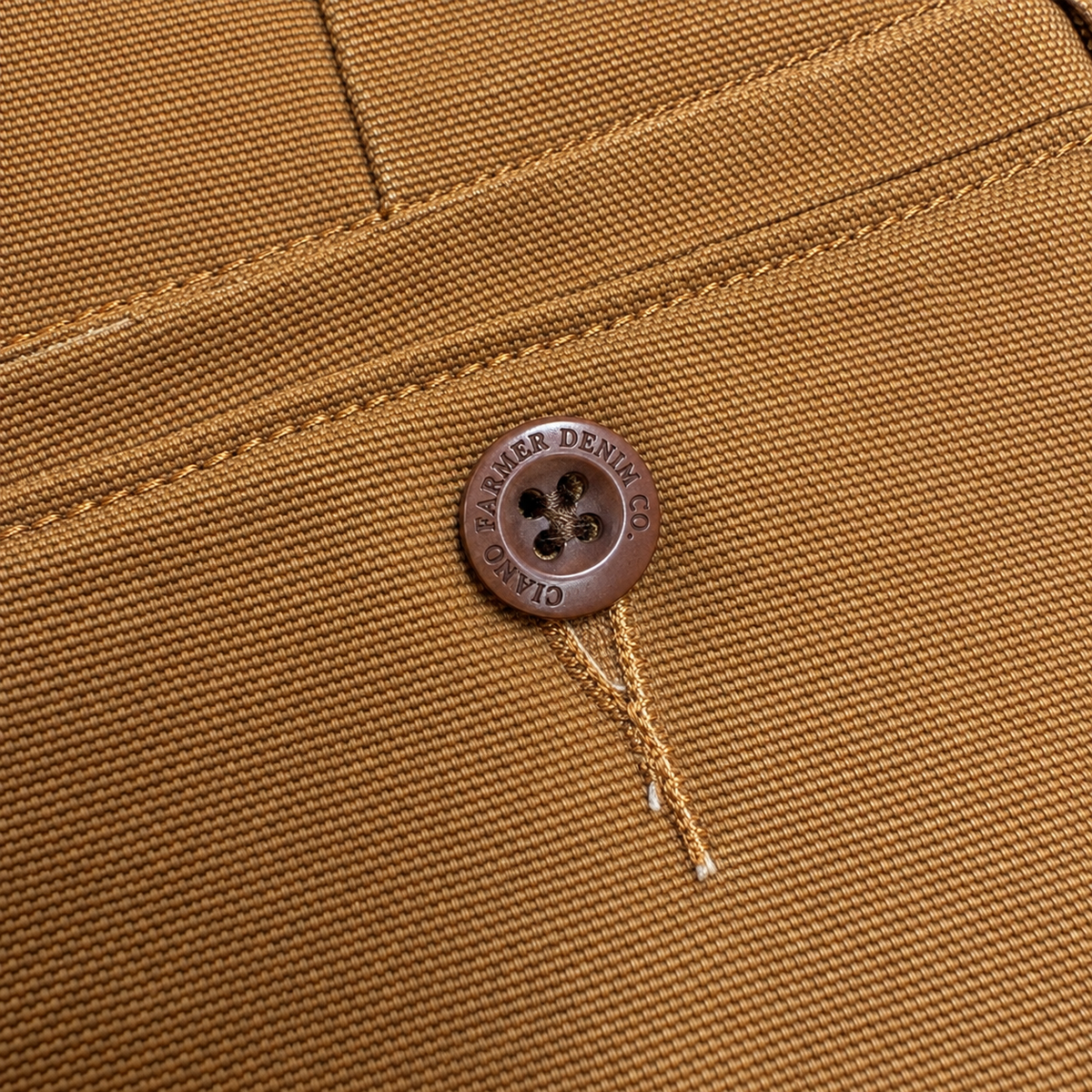 [OPSTK] #133 12oz Duck Canvas Ochre Chino Version "Slim Fit 901"
