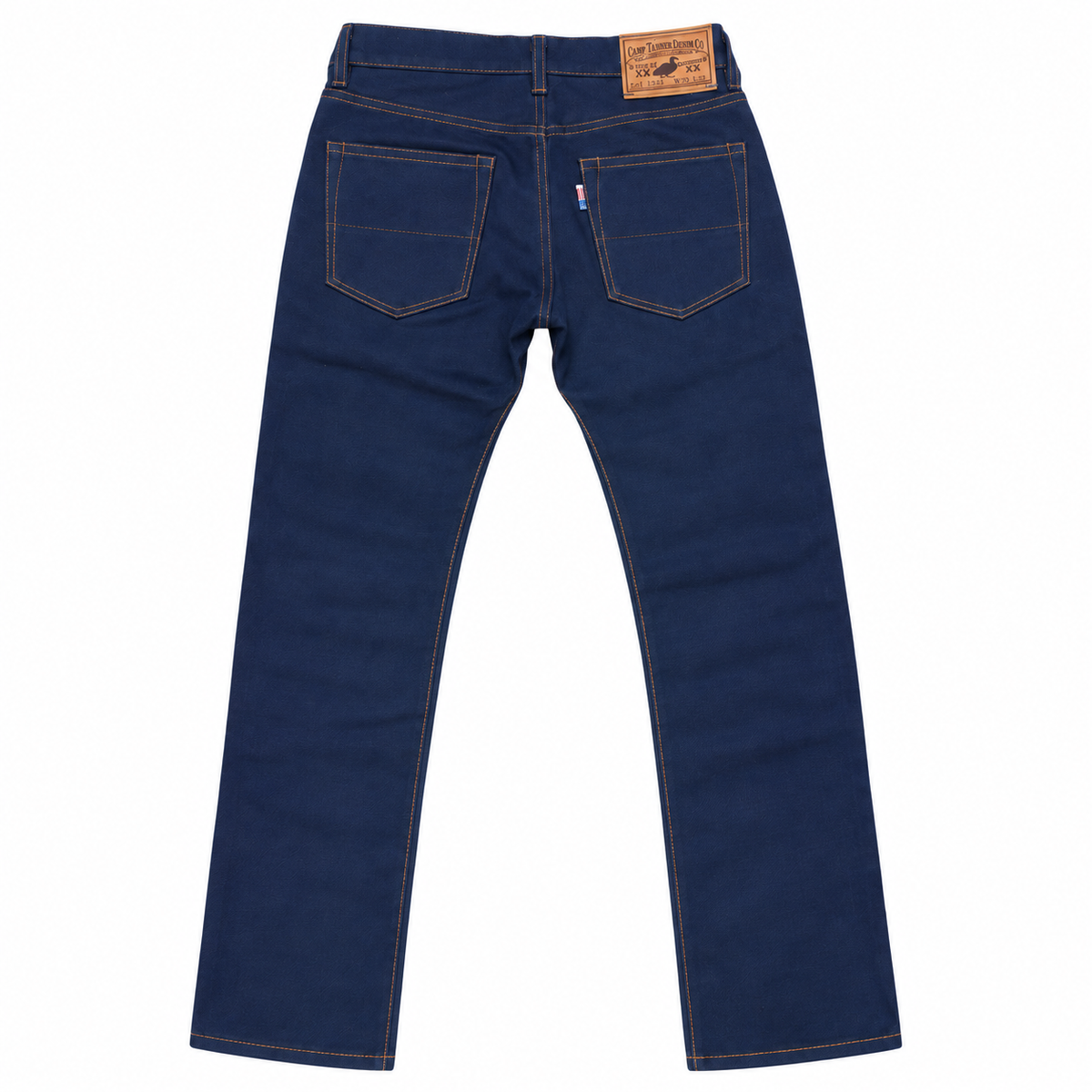[OPSTK] #134SEL 18oz Duck Canvas Navy Vintage Selvedge 5 Pocket Model "Regular Fit" 905
