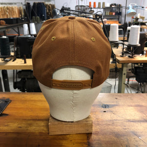 18oz USA Duck Canvas Snapback HAT Blank "OCHRE"