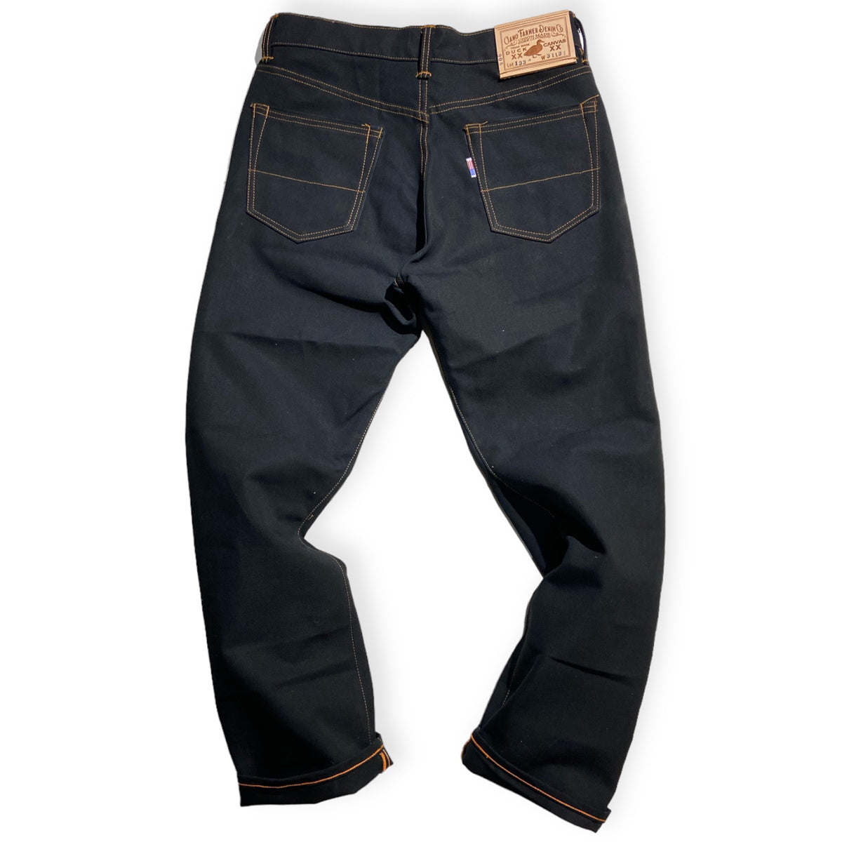 12oz Duck Canvas Black 5 POCKET Version