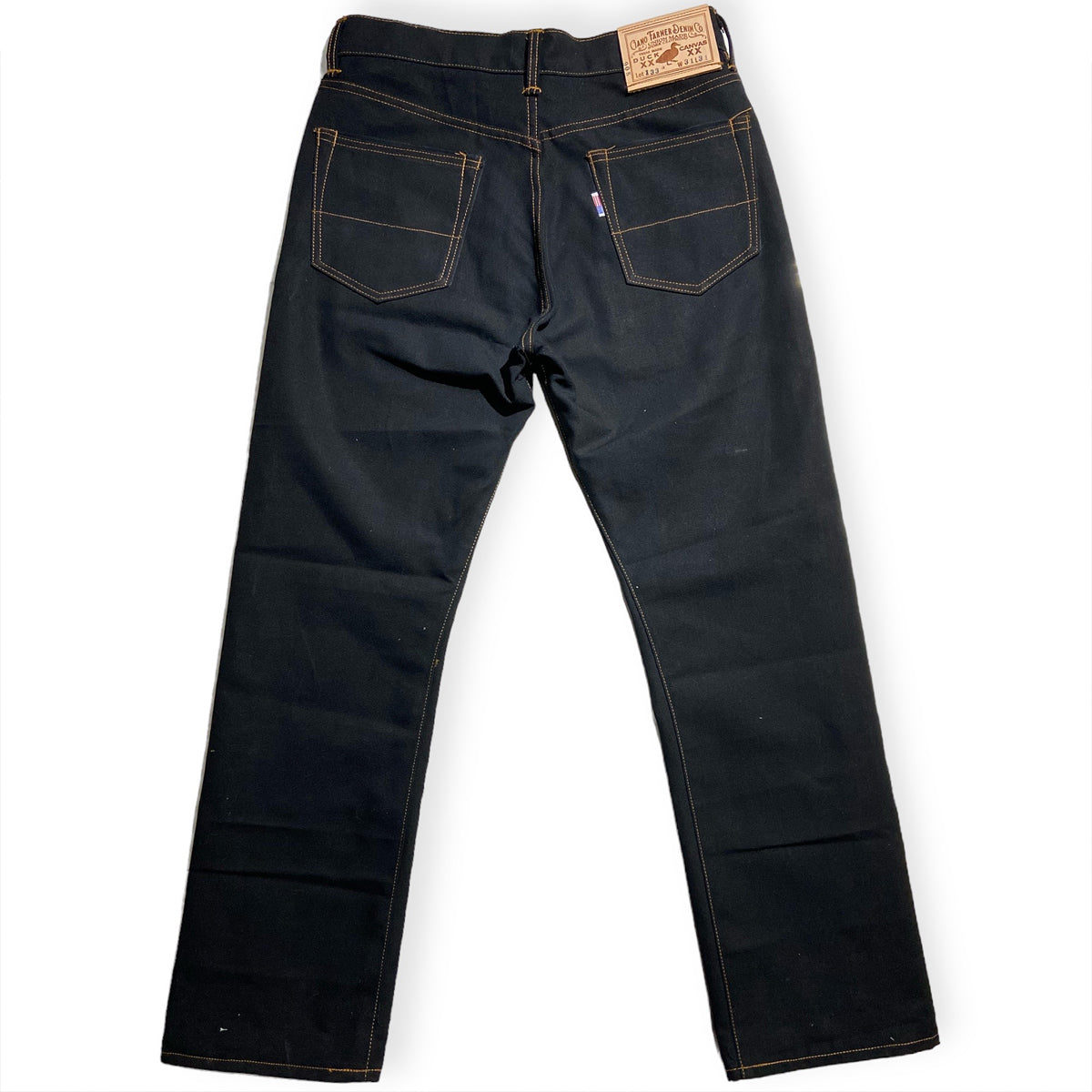12oz Duck Canvas Black 5 POCKET Version
