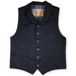 OPSTK SIZE 38 - #3192 13.5oz Japanese Indigo WABASH White Selvage Waistcoat TYPE D