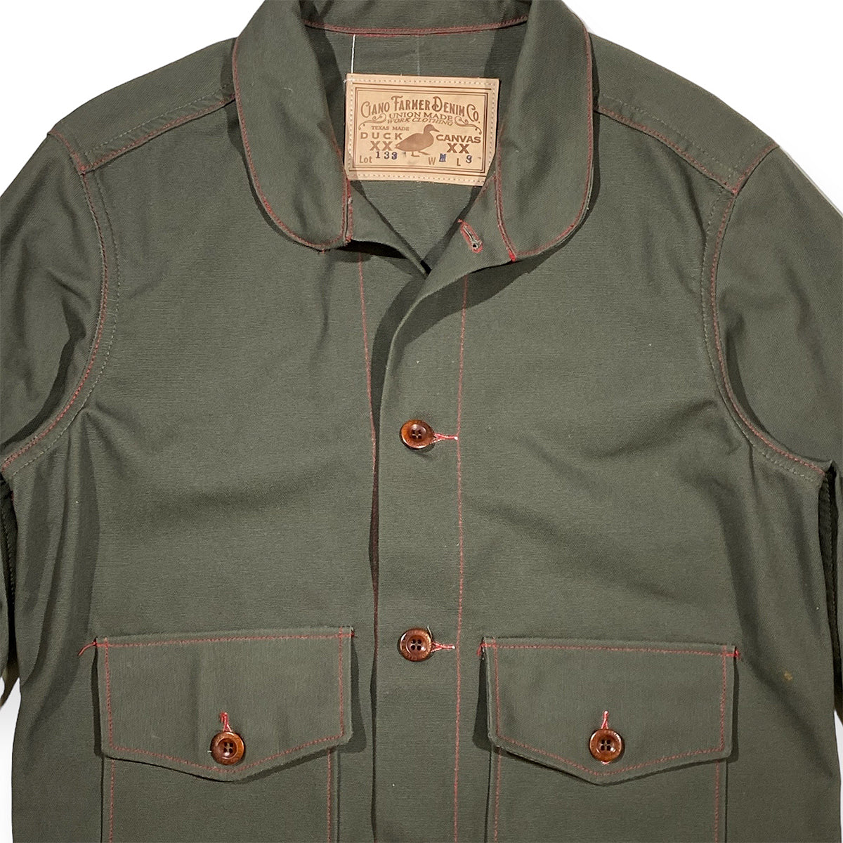 OPSTK Size Med Slim Fit -12oz Duck Canvas 1930's Modify Cossack Jacket