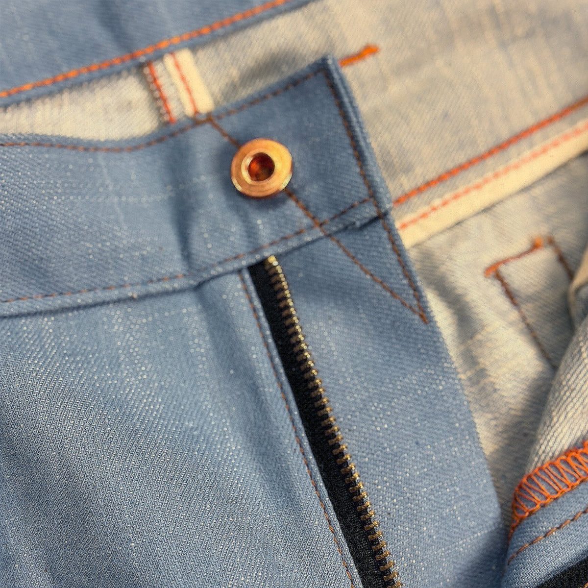 #OSK 14oz Japanese 70's Vintage Oshkosh Blue 5 Pocket [901 Slim Fit]