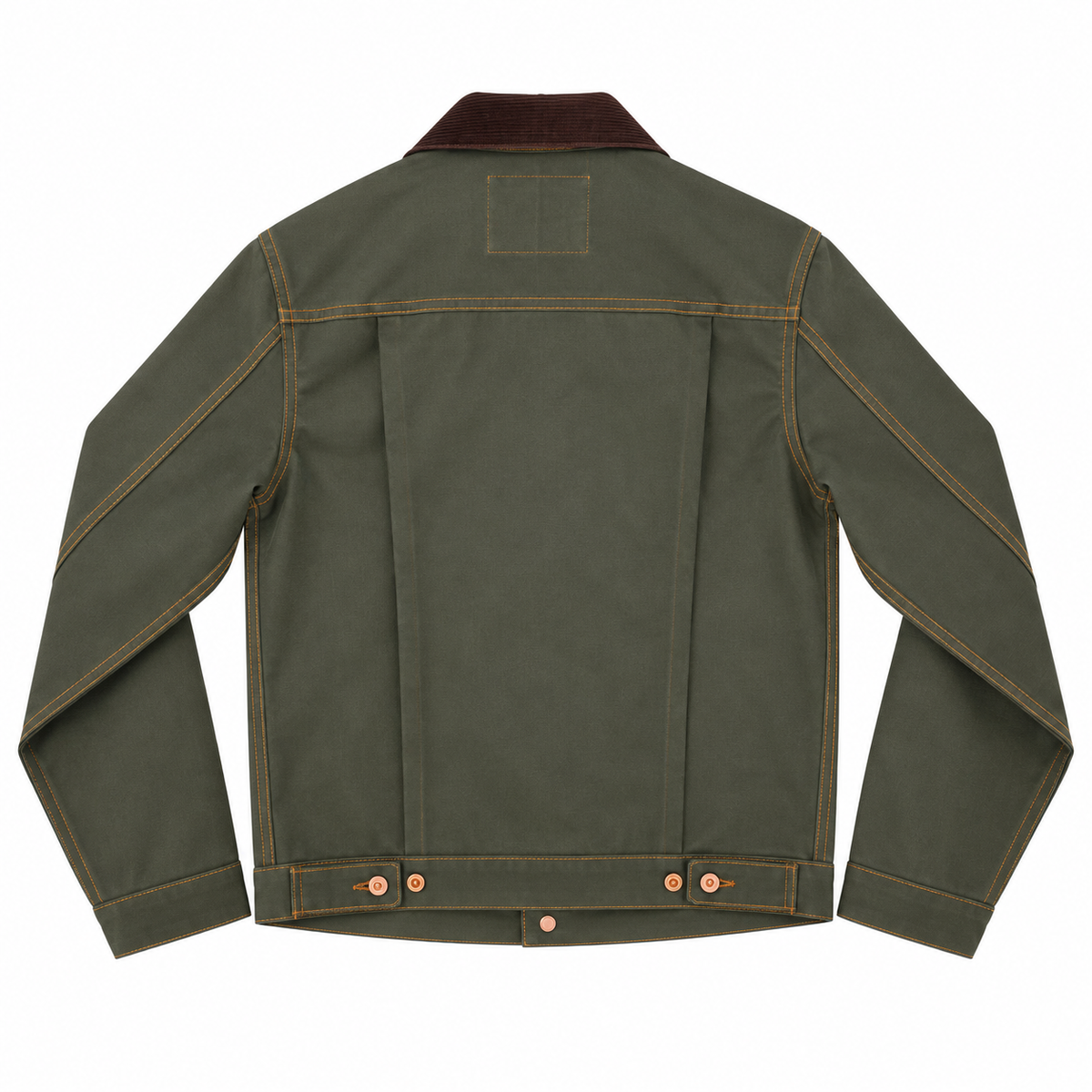 (OPSTK) #133 12oz Moss Green Duck Canvas 1953 Type II "Slim Fit"
