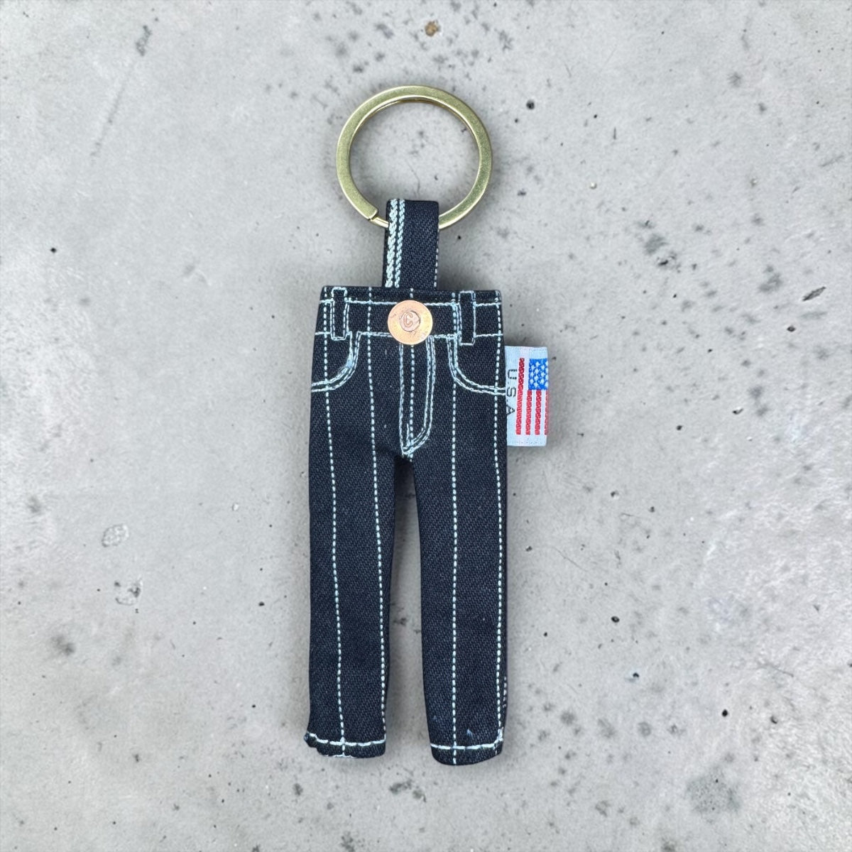 #3192 Japanese Selvedge Wabash Tiny Jean Keychain