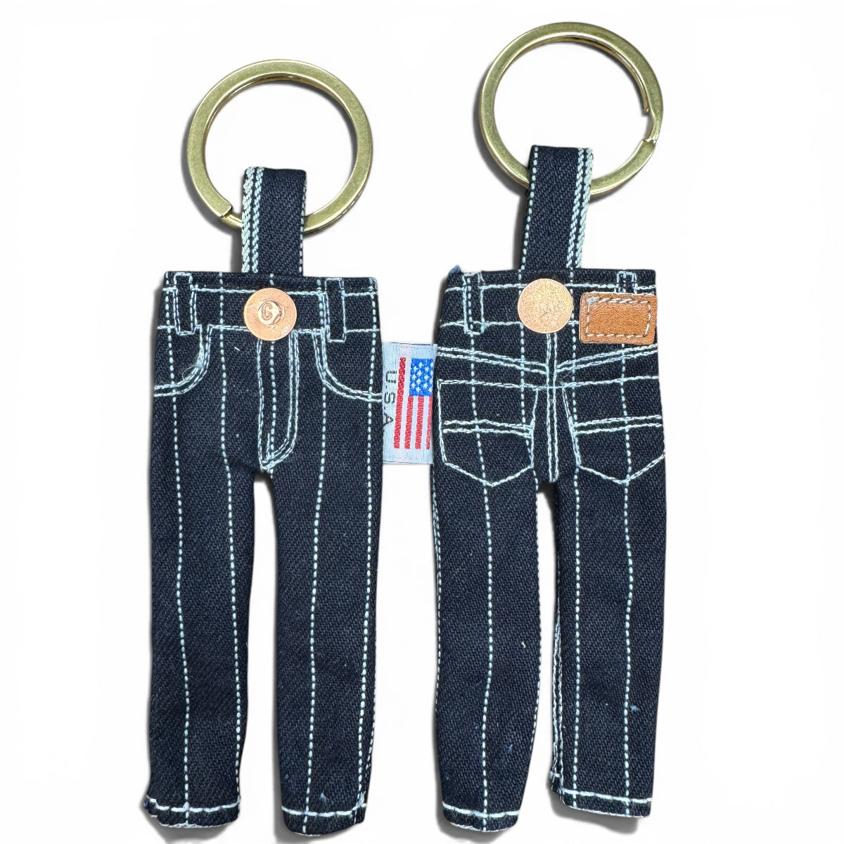 #3192 Japanese Selvedge Wabash Tiny Jean Keychain