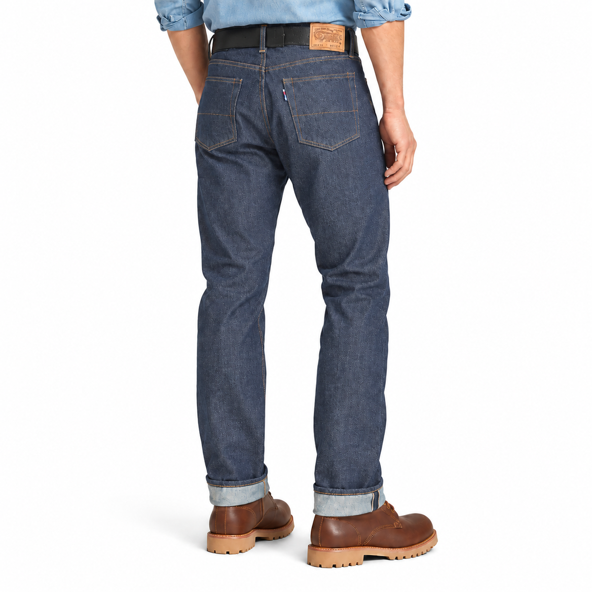 #777 14oz Japanese Vintage Slate Blue Selvadge 5 Pocket "Regular Fit" 905