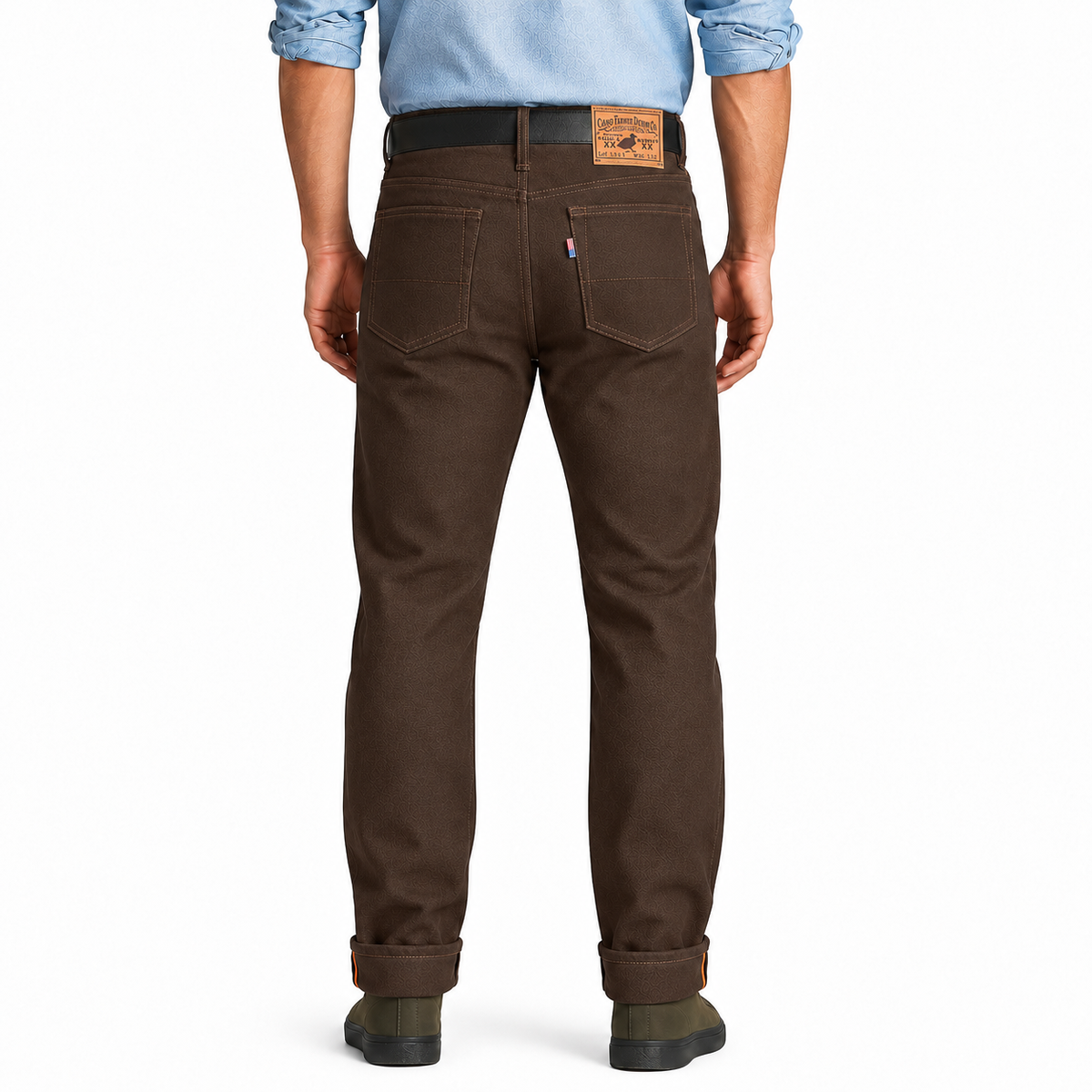 [OPSTK] #134 18oz Duck Canvas Brown 5 Pocket Version " MINER FIT" 997