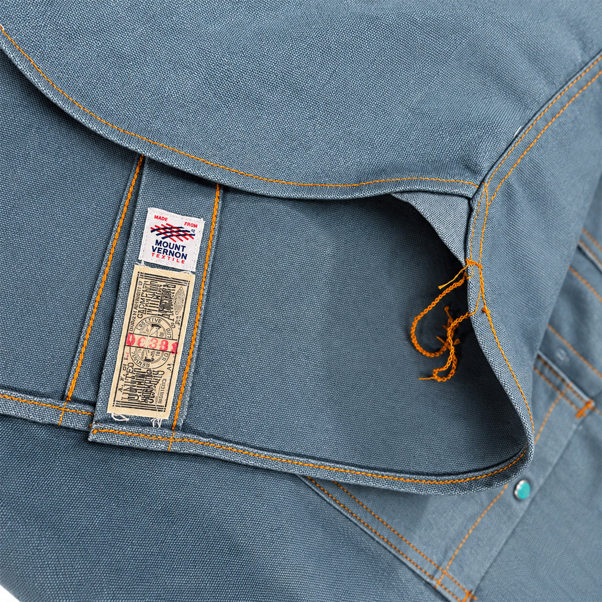 (OPSTK) #133 12oz USA Duck Canvas Work Shirt Sea Grass