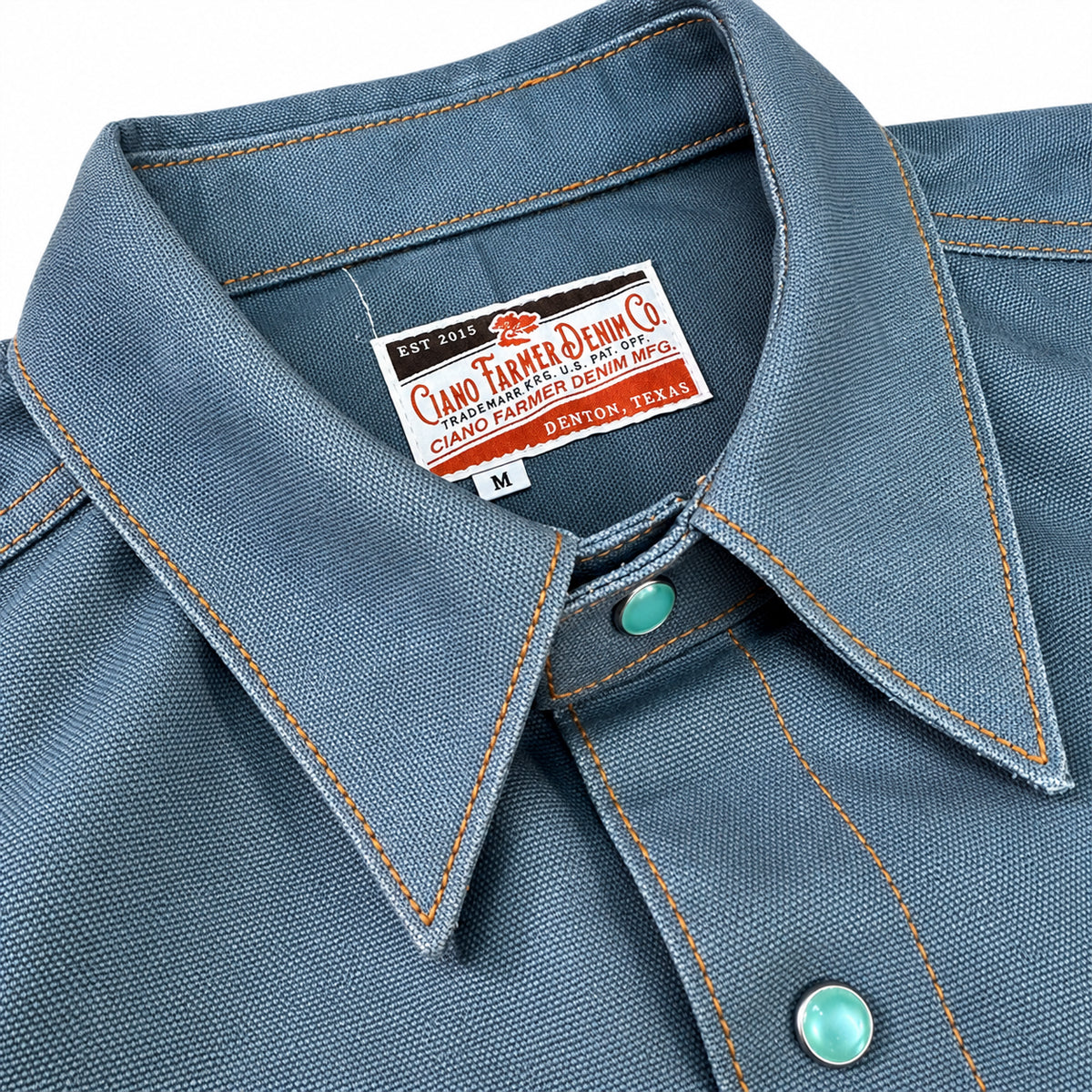 (OPSTK) #133 12oz USA Duck Canvas Work Shirt Sea Grass