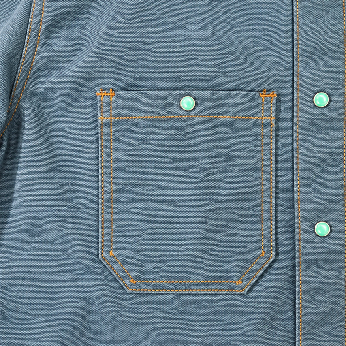 (OPSTK) #133 12oz USA Duck Canvas Work Shirt Sea Grass