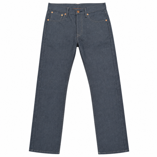 #JSLX 14oz Japanese Vintage Slate Blue-Grey Selvedge 5 Pocket "Regular Fit" 905
