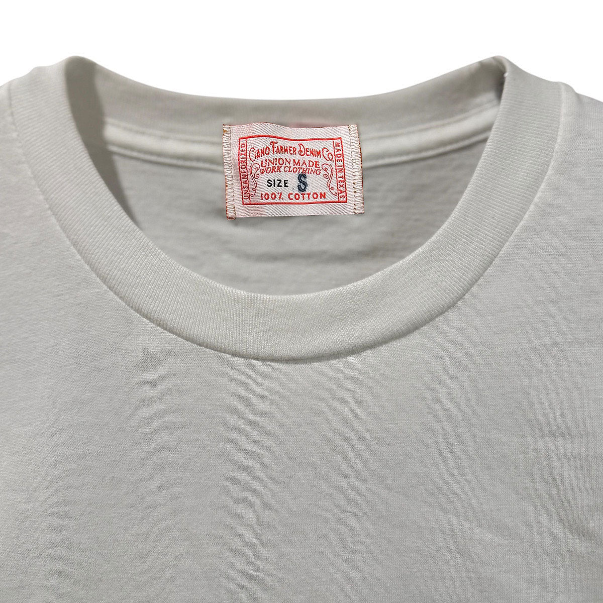 4.4oz TEXAS MADE Crew Neck White "2 PACK SPECIAL"