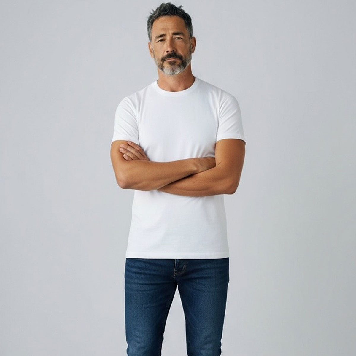 4.4oz TEXAS MADE Crew Neck White "2 PACK SPECIAL"