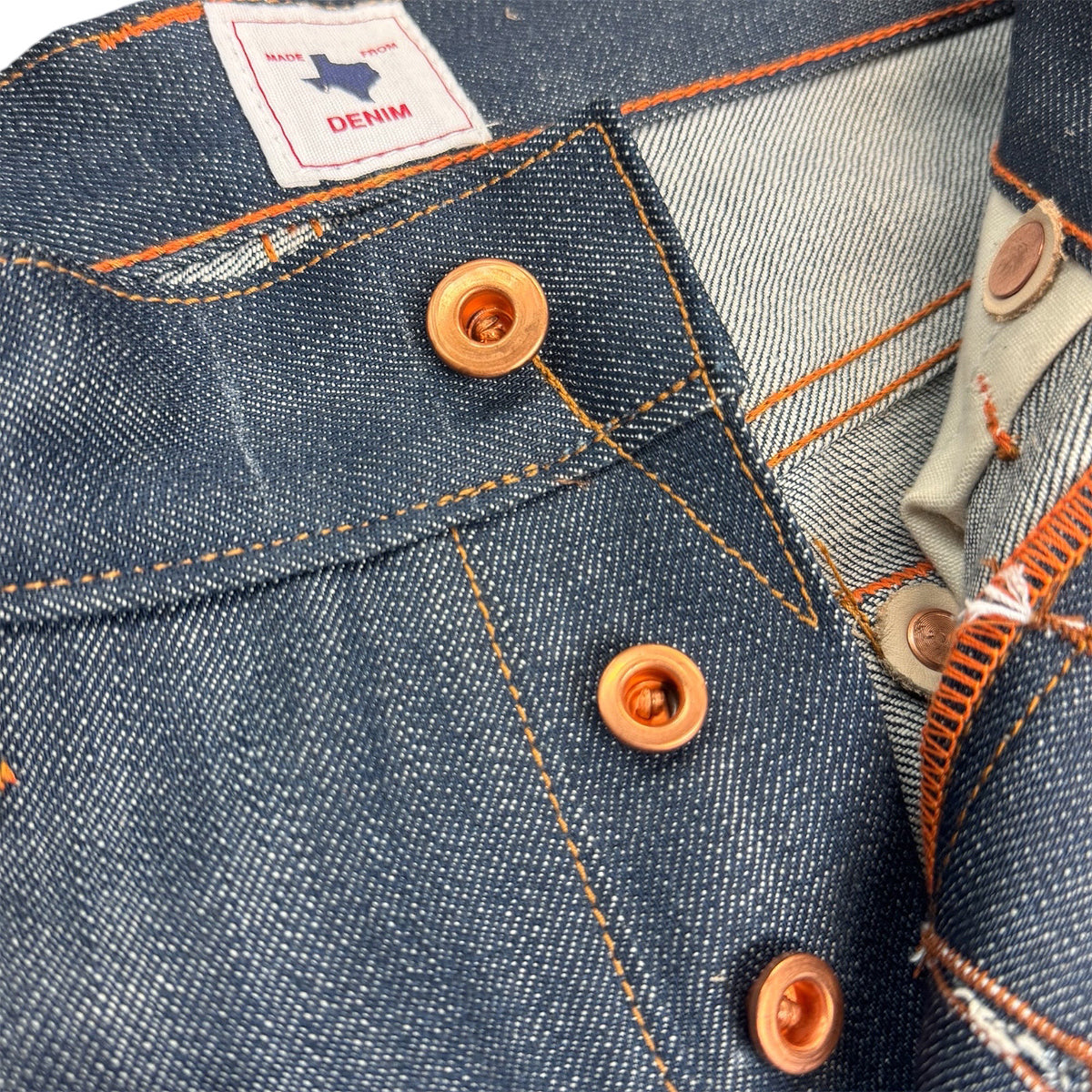 #TEXNA 13.5oz Selvedge TEXAS Organic Denim "NATURAL" [Slim Fit 901]