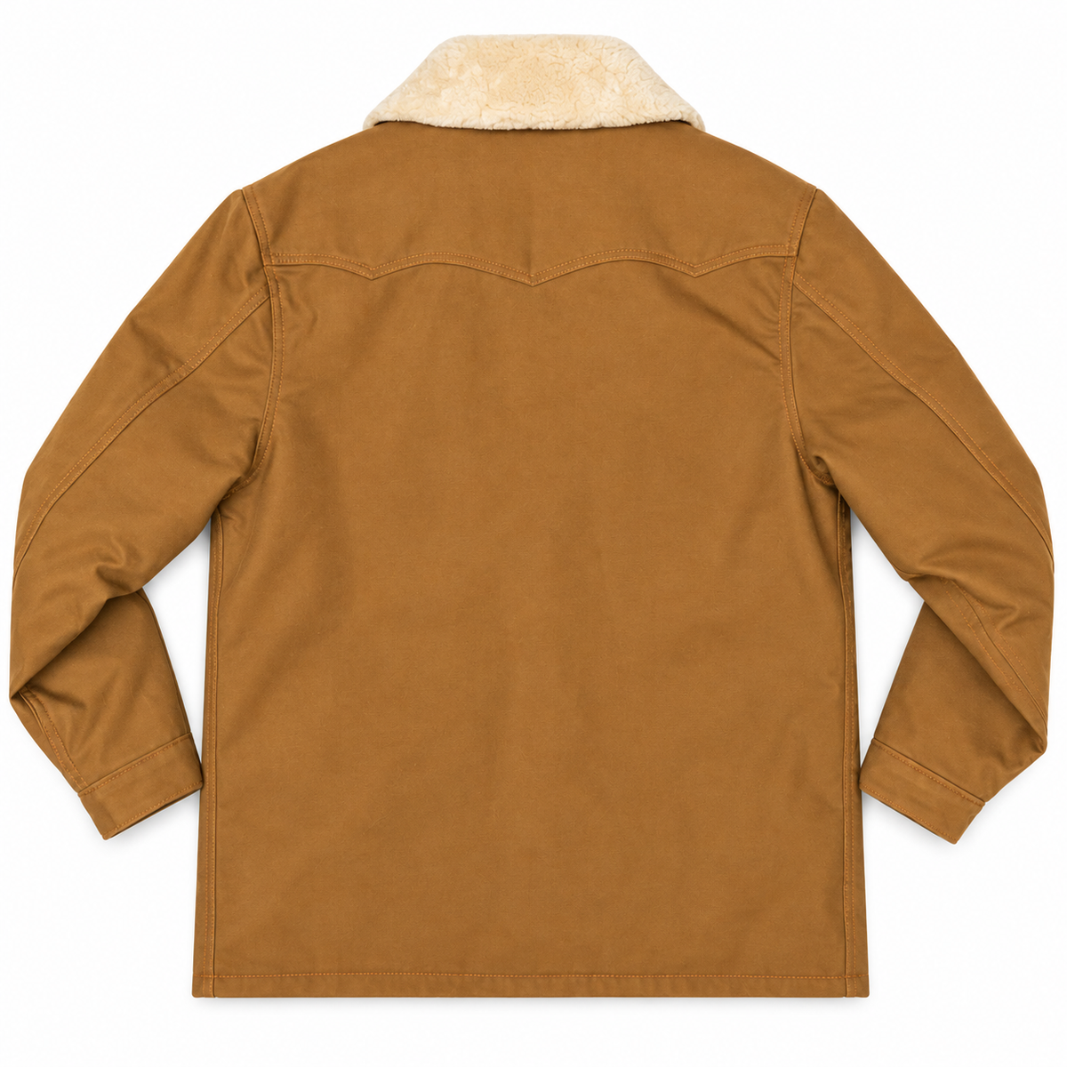 [OPSTK] #133 12oz Ochre Brown Duck Canvas Modify Pea Coat Lined