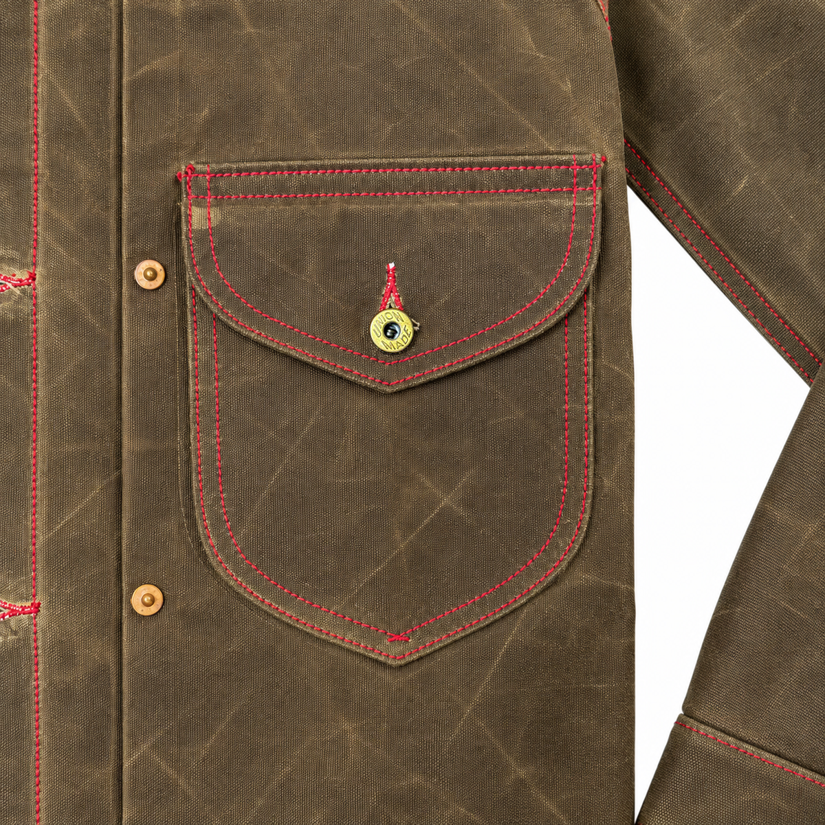[OPSTK] #3006 18oz NutMeg Brown Wax Duck Canvas William Harris Ranch Jacket "Regular Fit"