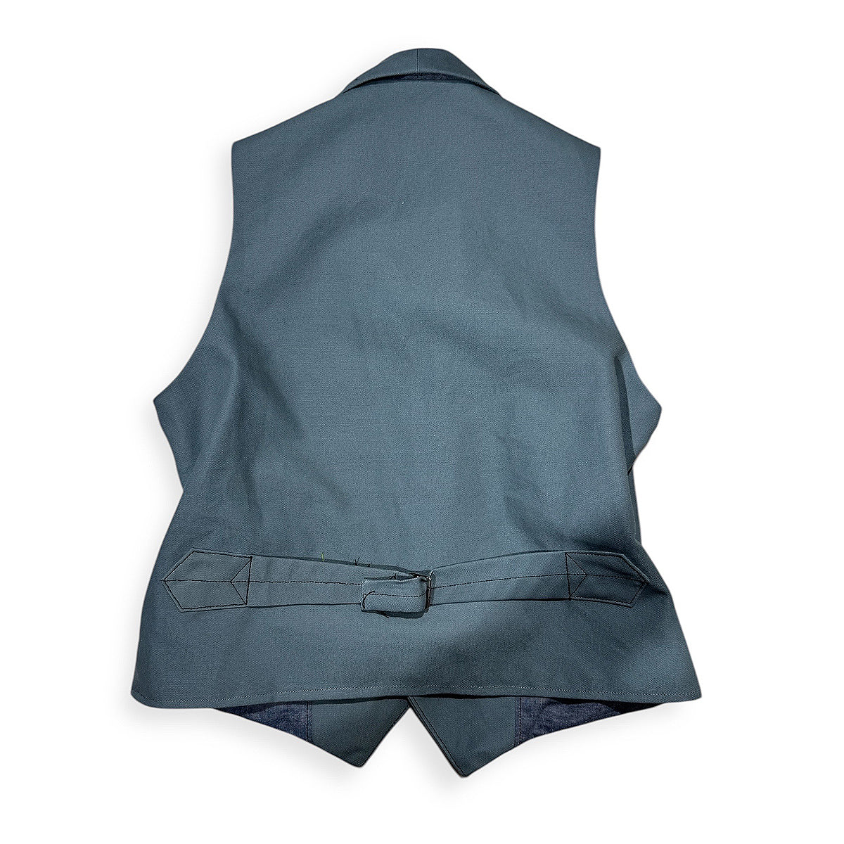 #133 12oz Duck Canvas Type D Waistcoat Seagrass