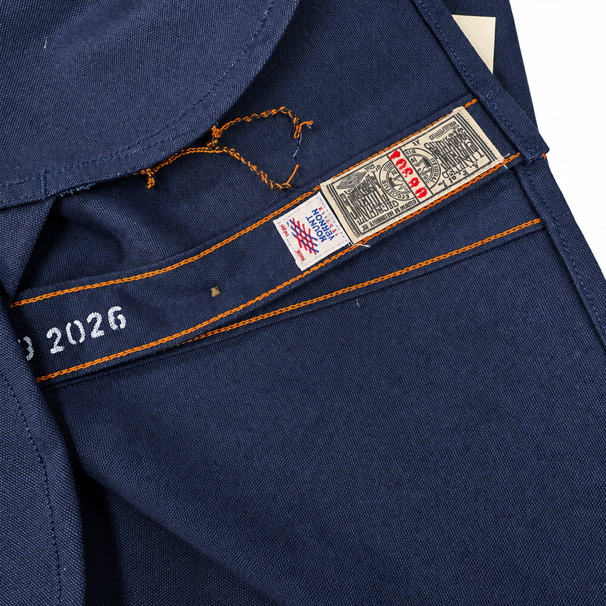 (OPSTK) #133 12oz USA Duck Canvas Work Shirt Navy
