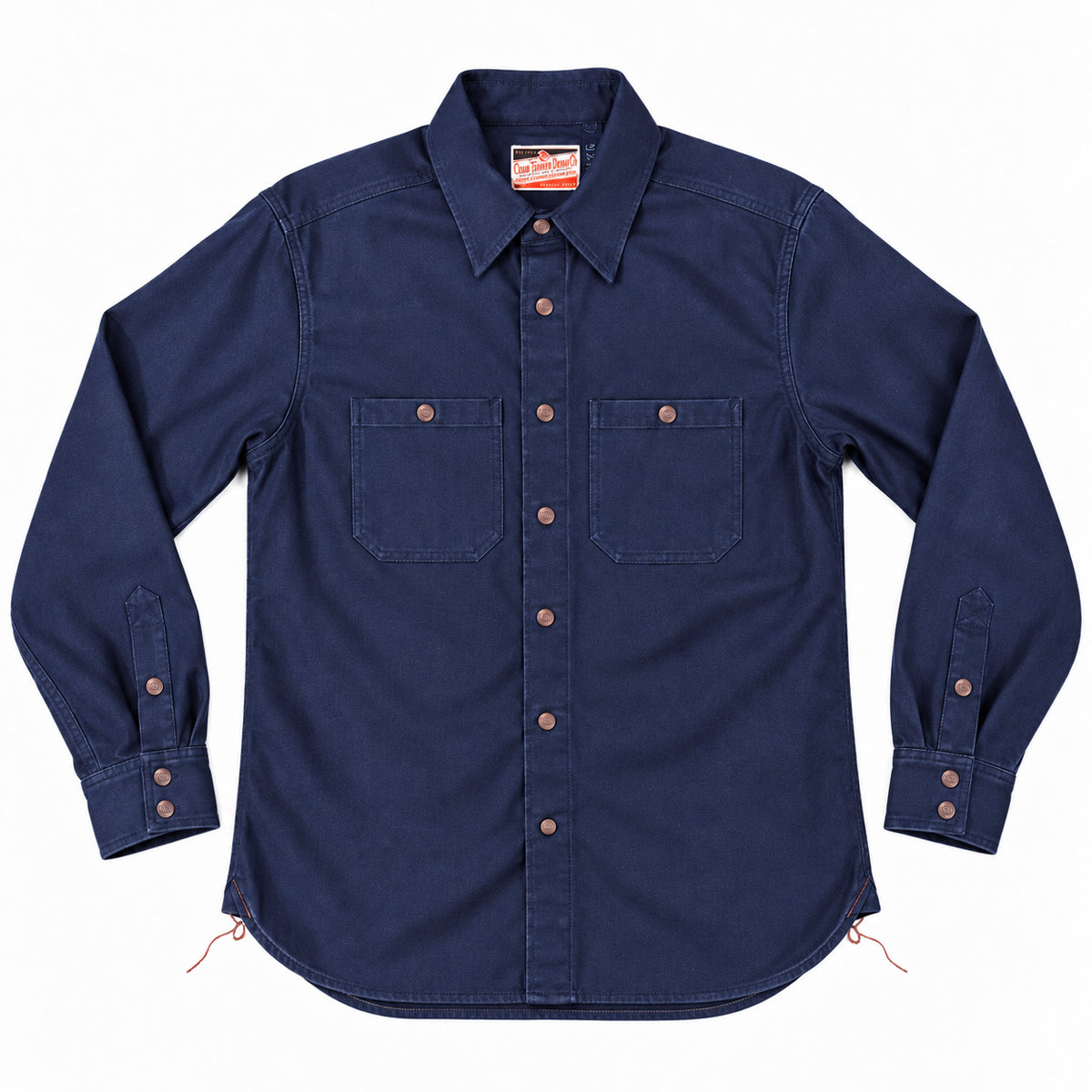 (OPSTK) #133 12oz USA Duck Canvas Work Shirt Navy