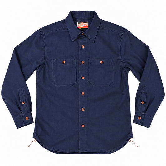 (OPSTK) #133 12oz USA Duck Canvas Work Shirt Navy