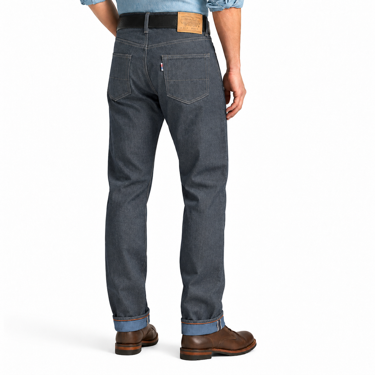 #JSLX 14oz Japanese Vintage Slate Blue-Grey Selvedge 5 Pocket "Regular Fit" 905