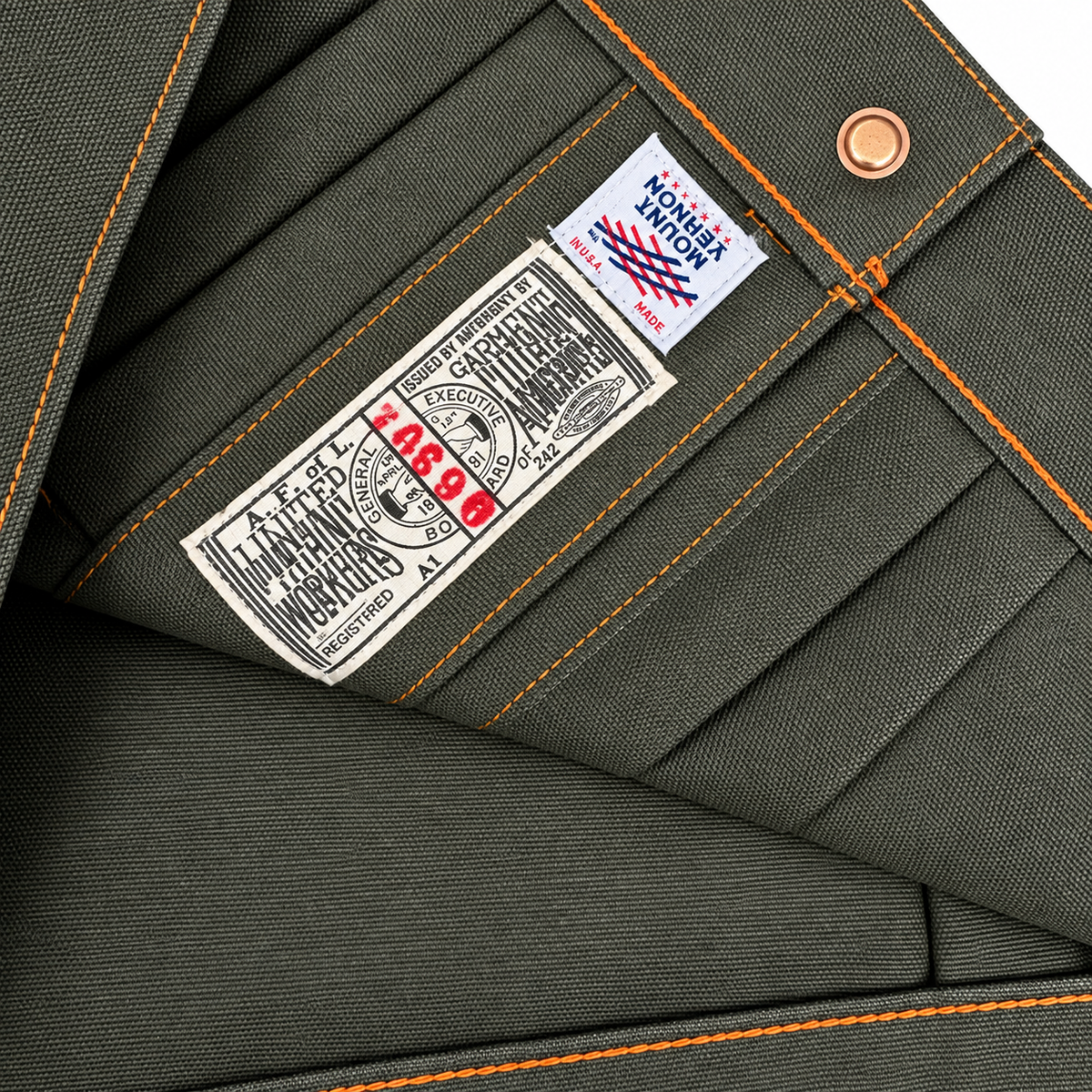 (OPSTK) #133 12oz Moss Green Duck Canvas 1953 Type II "Slim Fit"