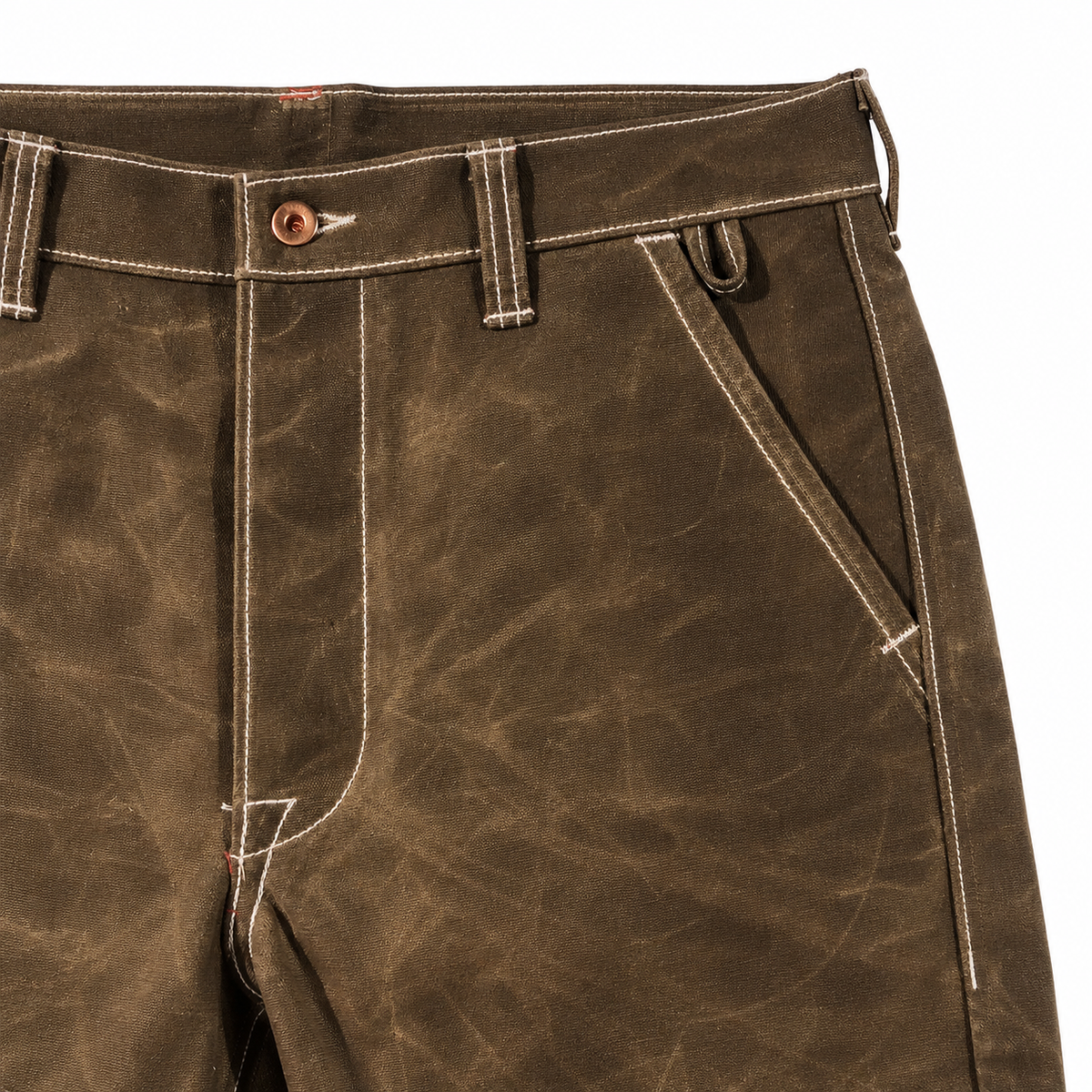 #3006 18oz WAX Duck Canvas Nutmeg Brown Fieldhand Chino