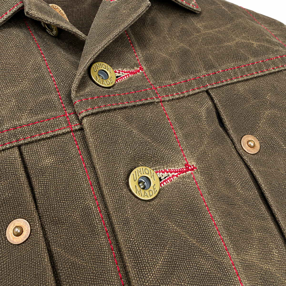 [OPSTK] #3006 18oz NutMeg Brown Wax Duck Canvas William Harris Ranch Jacket "Regular Fit"