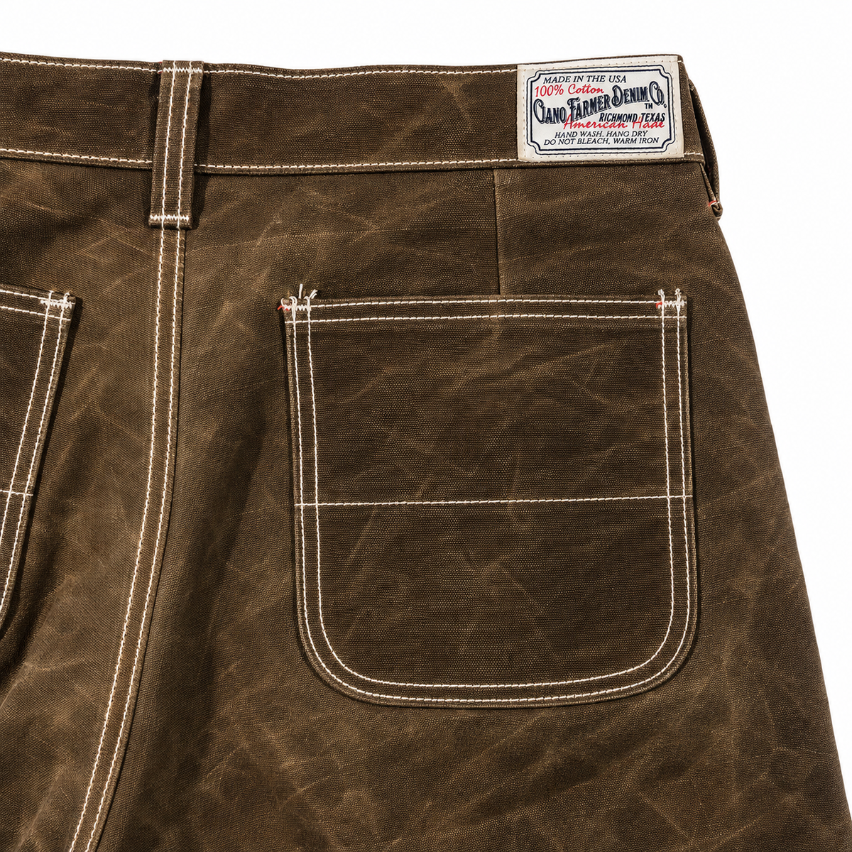 #3006 18oz WAX Duck Canvas Nutmeg Brown Fieldhand Chino