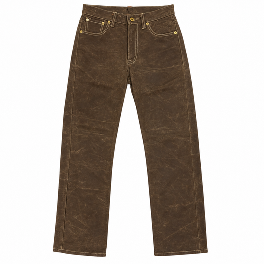[OPSTK] #3006 18oz WAX Duck Canvas Nutmeg Brown 5 Pocket Model "Regular Fit" 905
