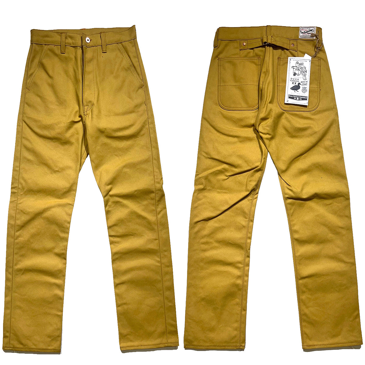 OPSTK 31W 31L 997 Miner Fit - #134 18oz Lite Ochre Duck Canvas Fieldhand