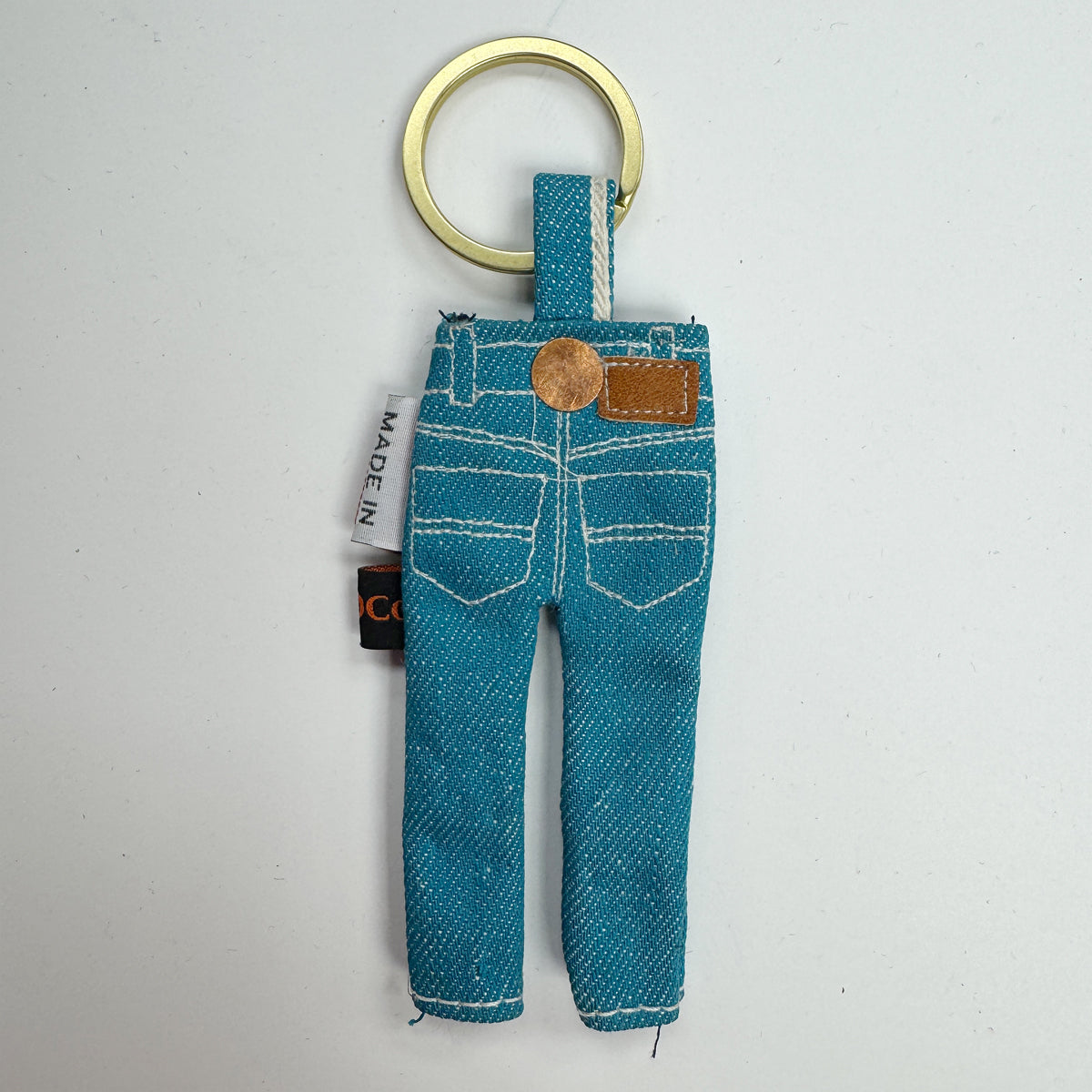 #AQUA Aqua Selvage Tiny Jean Keychain