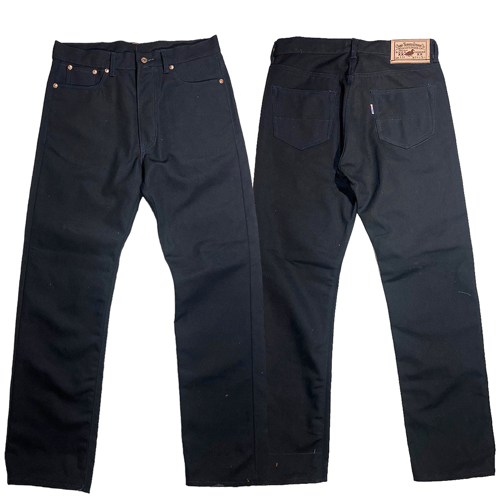 OPSTK 34W 32L 997 Miner Fit - #133 12oz Black Duck Canvas 5 Pocket
