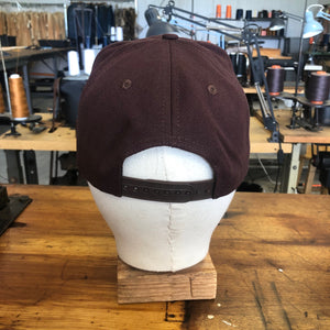 18oz Duck Canvas Brown Snapback HAT 90's "BRONCO." Patch