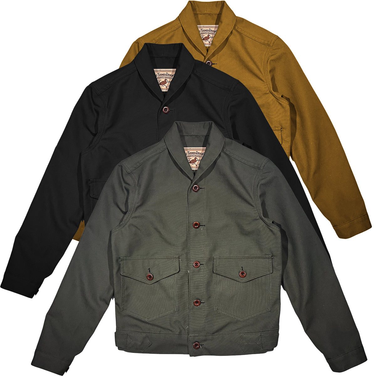 12oz Duck Canvas 1930's Modify Cossack Jacket