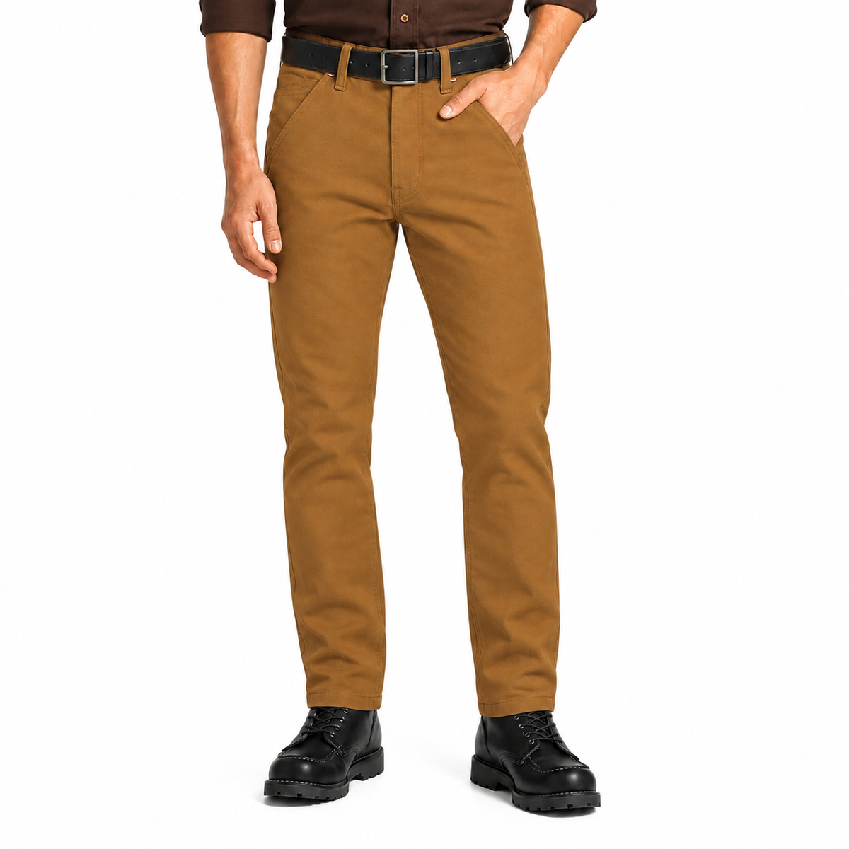 [OPSTK] #133 12oz Duck Canvas Ochre Chino Version "Slim Fit 901"