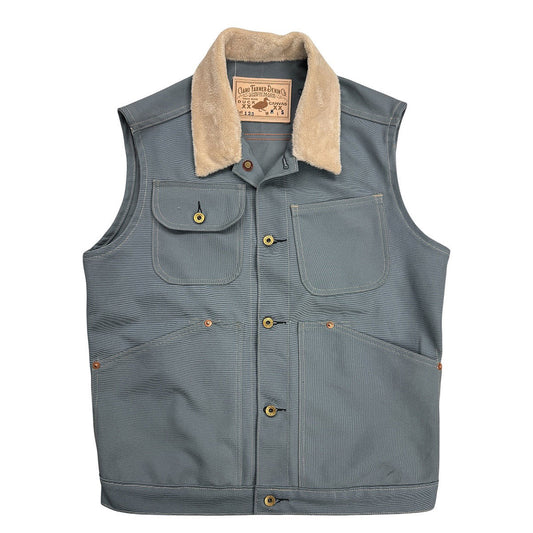 OPSTK #133 12oz Duck Canvas "Hamby" Vest Seagrass "Slim Fit"