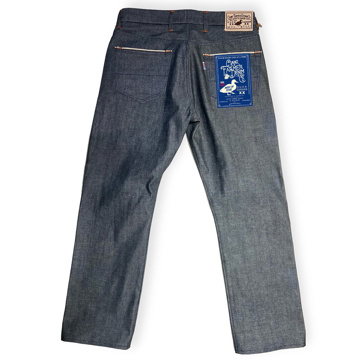 #N003 13oz Indigo Cone Mills SELVAGE Duck Canvas