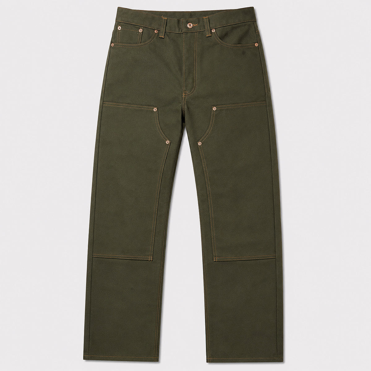 18oz Duck Canvas Green Vintage Selvedge