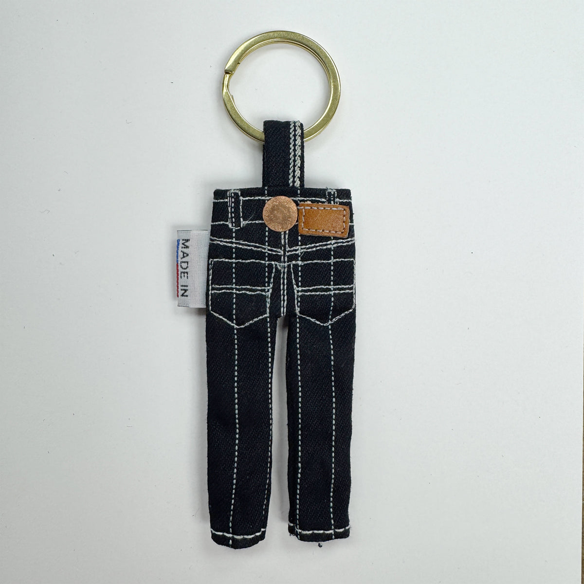 #3192 Japanese Selvedge Wabash Tiny Jean Keychain