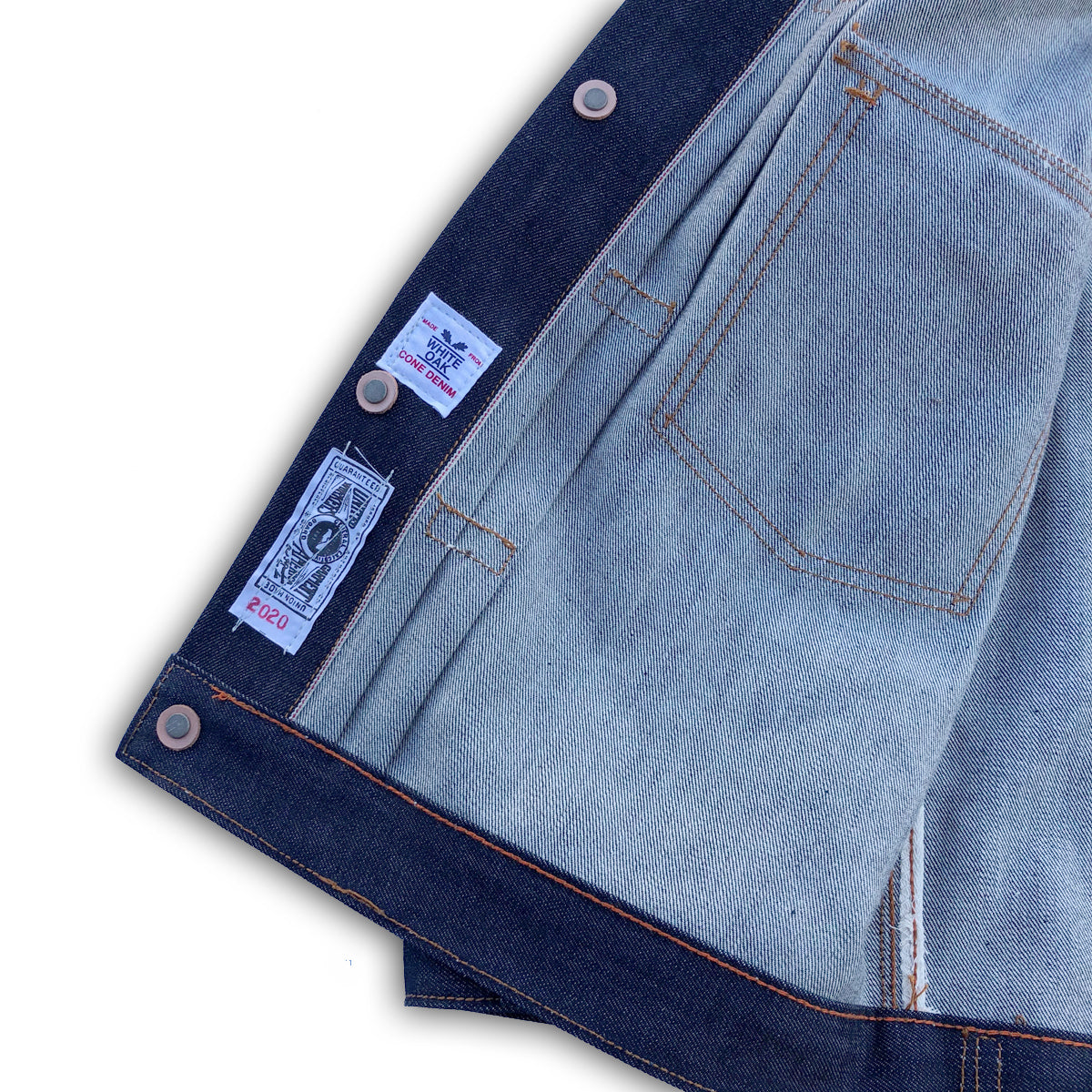 13.5oz 1968 Indigo Cone Mills Selvage 1953 Type II Jacket  {Limited Quantities}