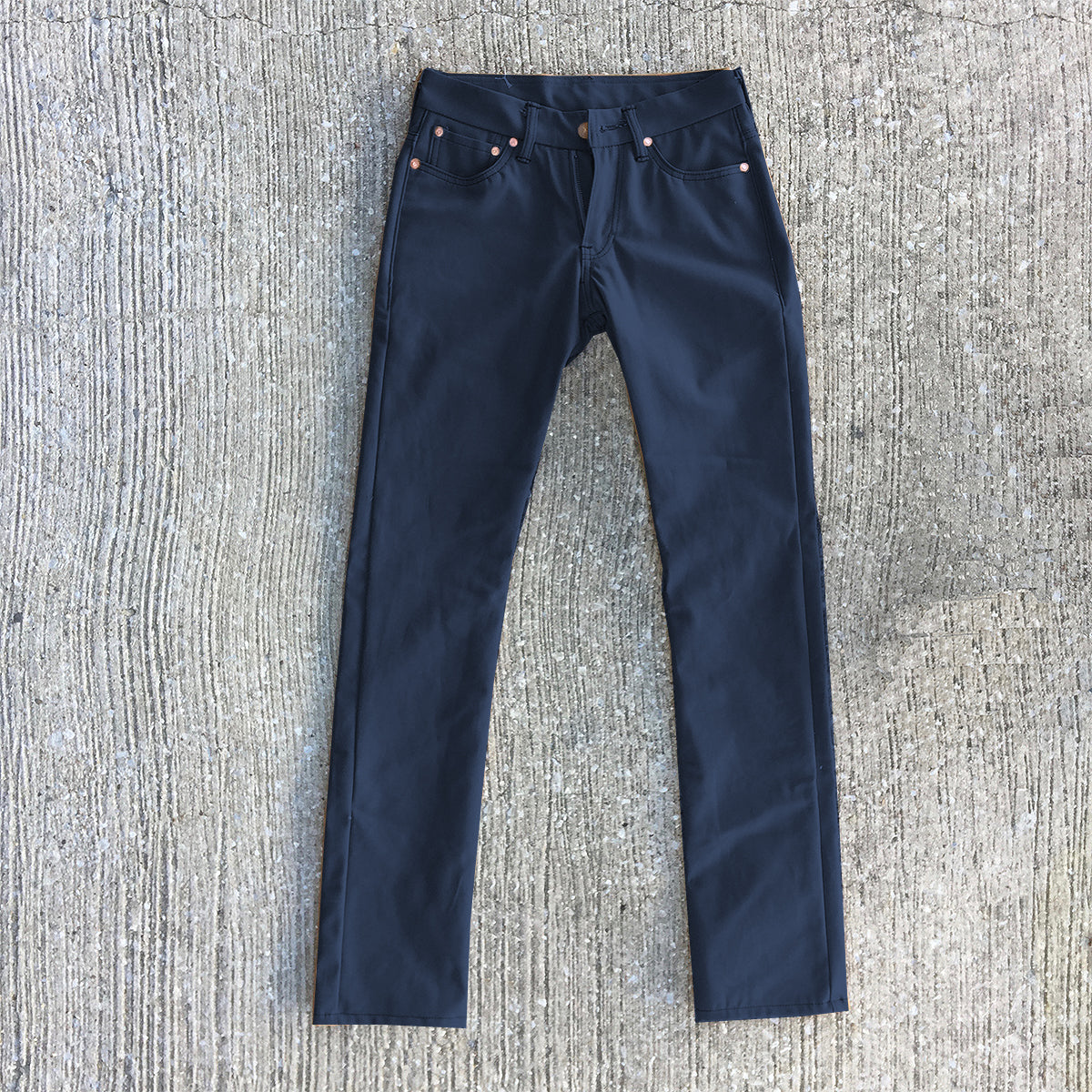 12oz Duck Canvas Navy 5 POCKET Version